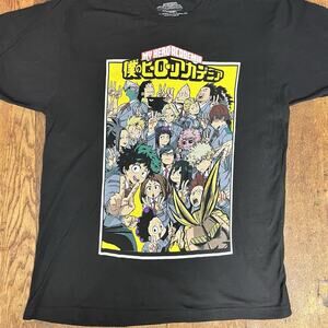 My Hero Academia Short Sleeve Graphic T-Shirt Large Anime